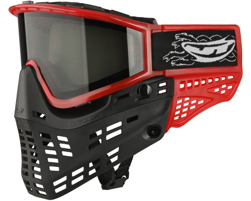 JT x Hydra ProFlex Paintball Mask - Red/Black