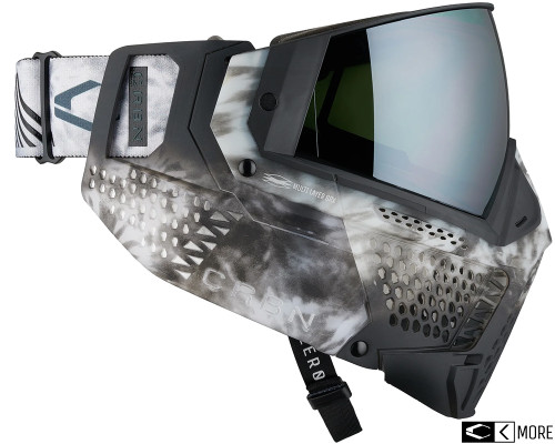 Carbon CRBN Zero GRX Paintball Mask (More Coverage) - Tie-Dye Smoke