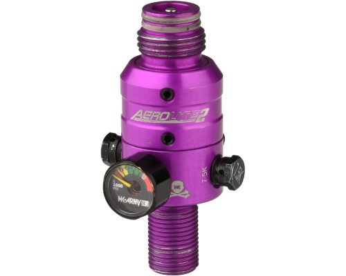 Refurbished - HK Army Aerolite2 Pro Adjustable Regulator - 4500 PSI - Purple (031-0352)