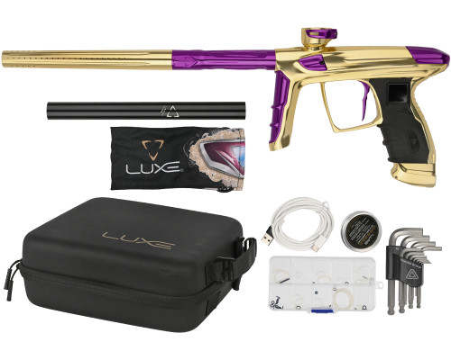DLX Luxe IDOL Paintball Gun - Polished Gold/Polished Purple