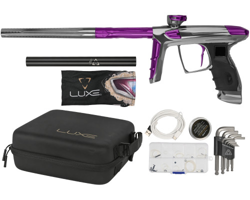 DLX Luxe IDOL Paintball Gun - Polished Grey/Polished Purple