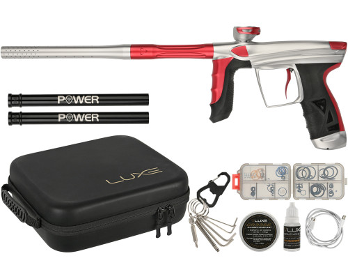 DLX Luxe Aire Paintball Gun - Dust White/Dust Red