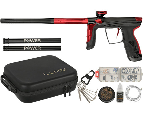 DLX Luxe Aire Paintball Gun - Gloss Black/Gloss Red
