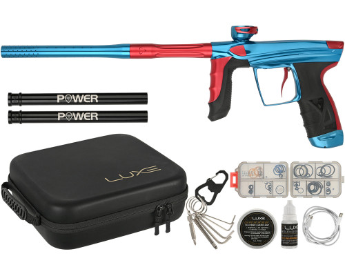 DLX Luxe Aire Paintball Gun - Gloss Blue/Dust Red