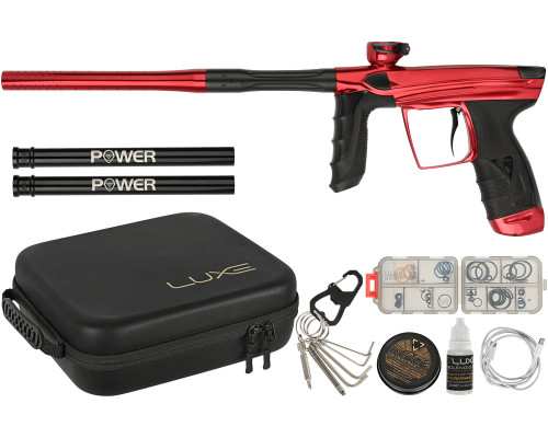 DLX Luxe Aire Paintball Gun - Gloss Red/Dust Black