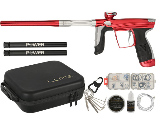 DLX Luxe Aire Paintball Gun - Gloss Red/Dust White