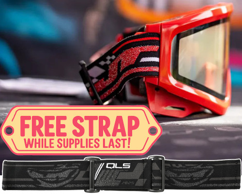 JT ProFlex QLS Goggle Frame w/ Lens & Strap - Brimstone Red