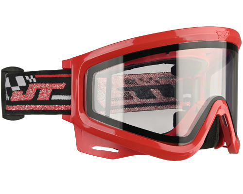 JT ProFlex QLS Goggle Frame w/ Lens & Strap - Brimstone Red