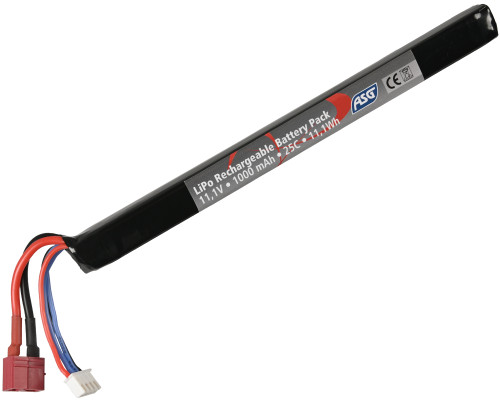 ASG 11.1 1000mAh 25C Lipo T-Plug Airsoft Battery (19364)