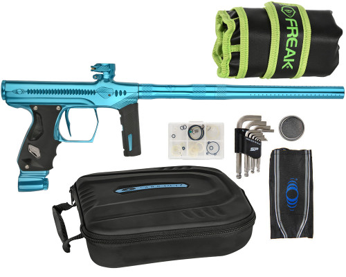 Method DLX Shocker Era Paintball Gun - Polished Teal/Polished Teal