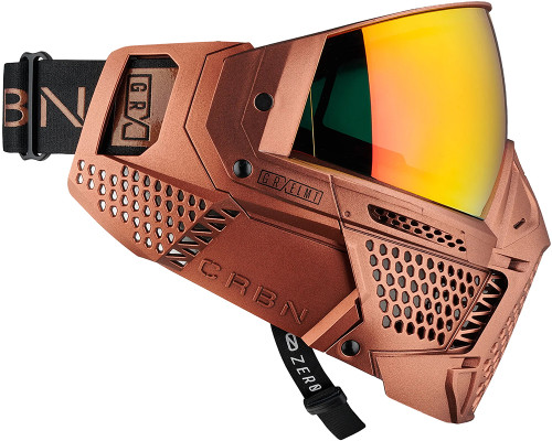 Carbon CRBN Zero GRX Paintball Mask (More Coverage) - ELMT Bronze
