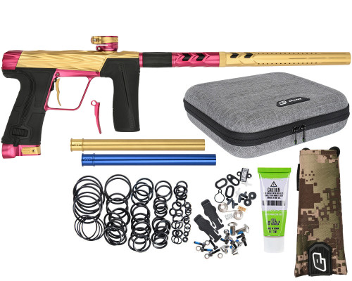 HK Army Shredder CS3 Pro Paintball Gun by Planet Eclipse - Gold/Pink