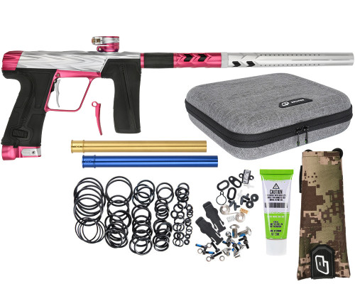 HK Army Shredder CS3 Pro Paintball Gun by Planet Eclipse - Silver/Pink
