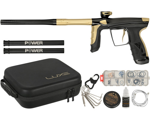 DLX Luxe Aire Paintball Gun - Gloss Black/Dust Gold