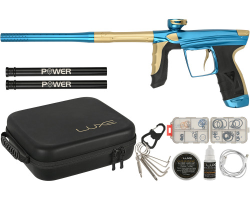 DLX Luxe Aire Paintball Gun - Gloss Blue/Dust Gold
