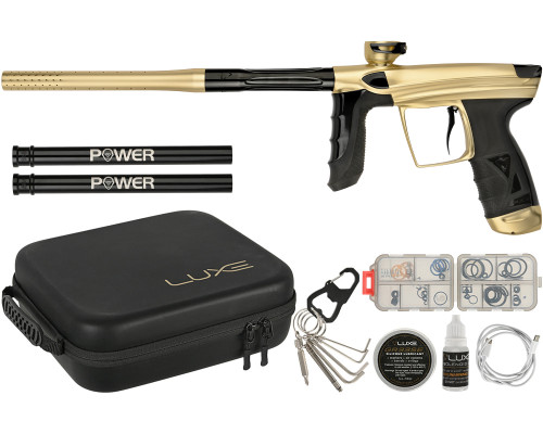 DLX Luxe Aire Paintball Gun - Dust Gold/Gloss Black
