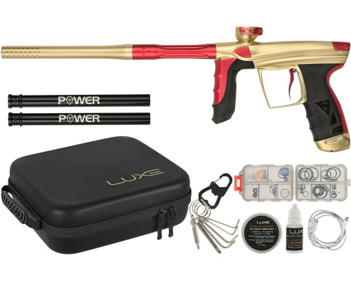 DLX Luxe Aire Paintball Gun - Dust Gold/Dust Red