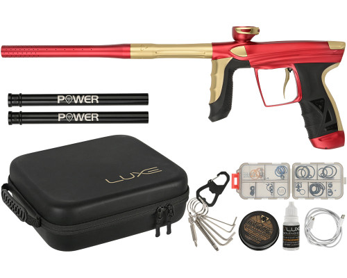 DLX Luxe Aire Paintball Gun - Dust Red/Dust Gold