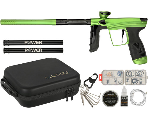 DLX Luxe Aire Paintball Gun - Dust Freak Green/Gloss Black