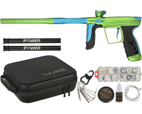 DLX Luxe Aire Paintball Gun - Dust Freak Green/Dust Blue