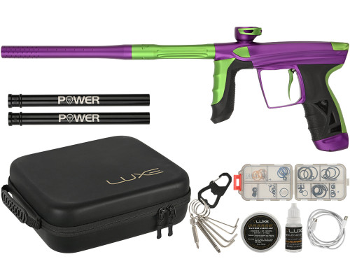 DLX Luxe Aire Paintball Gun - Dust Purple/Dust Freak Green