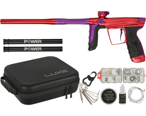 DLX Luxe Aire Paintball Gun - Gloss Red/Dust Purple