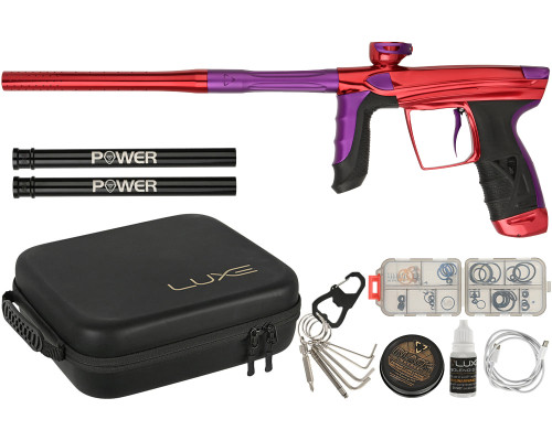 DLX Luxe Aire Paintball Gun - Gloss Red/Dust Purple