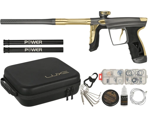 DLX Luxe Aire Paintball Gun - Dust Grey/Gloss Gold