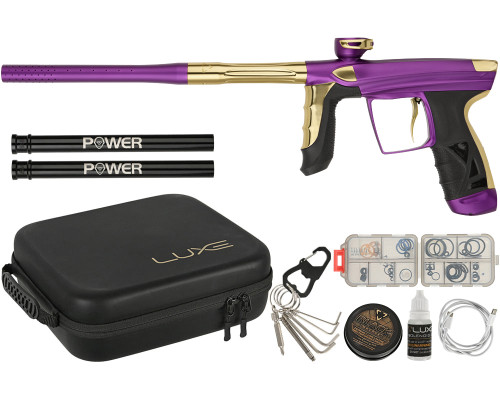 DLX Luxe Aire Paintball Gun - Dust Purple/Gloss Gold