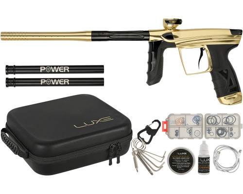 DLX Luxe Aire Paintball Gun - Gloss Gold/Gloss Black