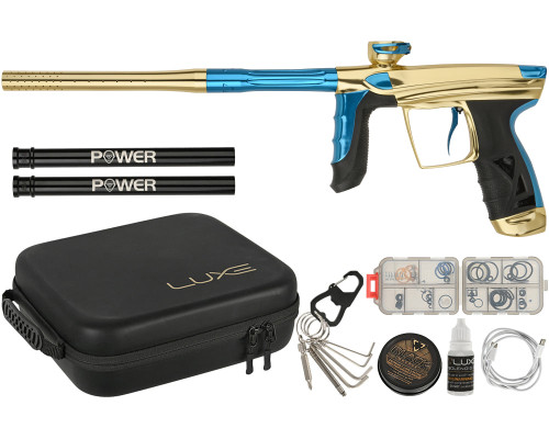 DLX Luxe Aire Paintball Gun - Gloss Gold/Gloss Blue