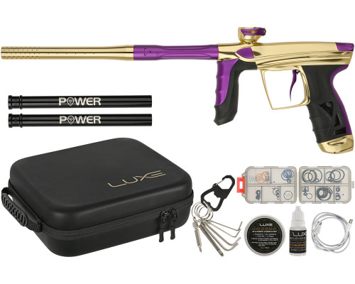 DLX Luxe Aire Paintball Gun - Gloss Gold/Dust Purple