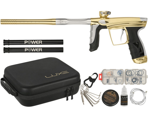 DLX Luxe Aire Paintball Gun - Gloss Gold/Dust White