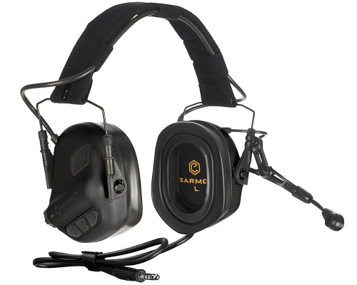 Earmor M32 Plus Electronic Communication Hearing Protector - Black