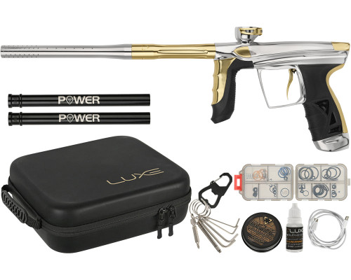 DLX Luxe Aire Paintball Gun - Gloss White/Gloss Gold