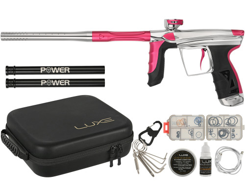DLX Luxe Aire Paintball Gun - Gloss White/Dust Pink