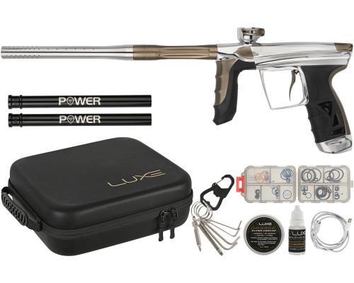 DLX Luxe Aire Paintball Gun - Gloss White/Dust Copper