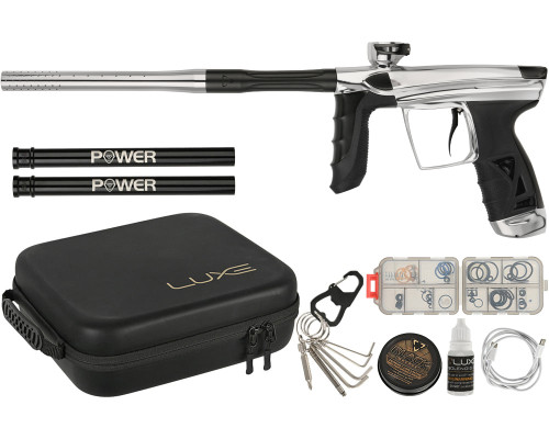 DLX Luxe Aire Paintball Gun - Gloss White/Dust Black