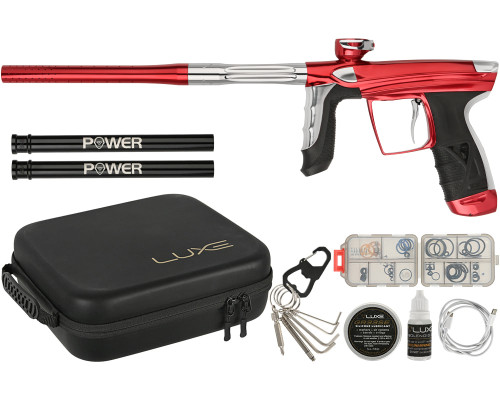 DLX Luxe Aire Paintball Gun - Gloss Red/Gloss White
