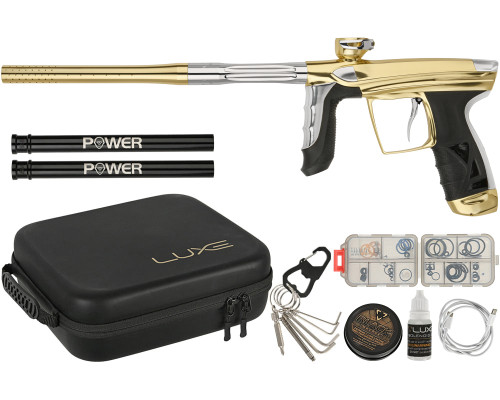 DLX Luxe Aire Paintball Gun - Gloss Gold/Gloss White