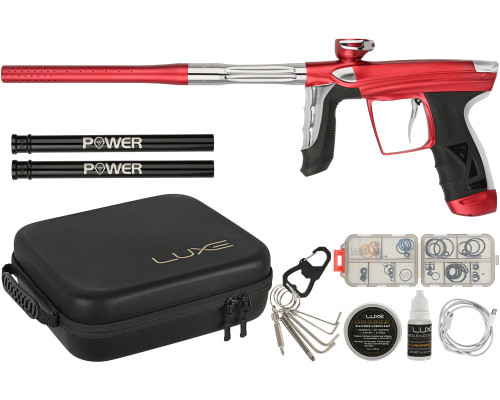 DLX Luxe Aire Paintball Gun - Dust Red/Gloss White