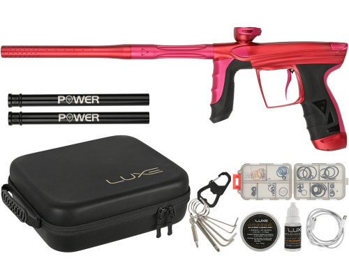 DLX Luxe Aire Paintball Gun - Dust Red/Dust Pink