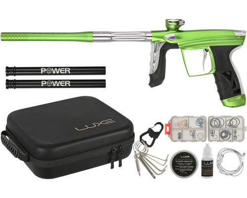 DLX Luxe Aire Paintball Gun - Dust Freak Green/Gloss White
