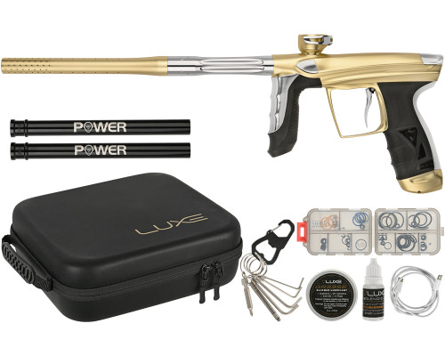 DLX Luxe Aire Paintball Gun - Dust Gold/Gloss White