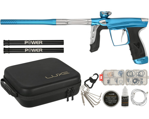 DLX Luxe Aire Paintball Gun - Gloss Blue/Gloss White