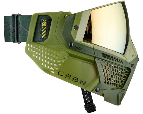 Carbon CRBN Zero Pro Paintball Mask (More Coverage) - Timber