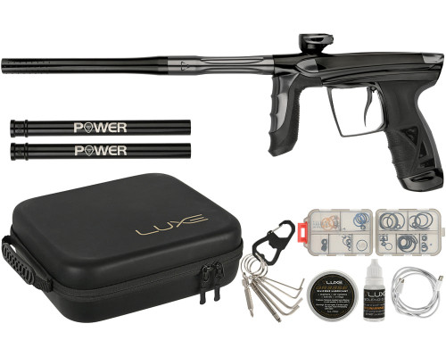 DLX Luxe Aire Paintball Gun - Gloss Black/Gloss Grey