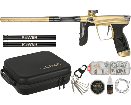 DLX Luxe Aire Paintball Gun - Dust Gold/Gloss Grey