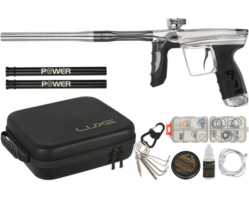 DLX Luxe Aire Paintball Gun - Gloss White/Gloss Grey
