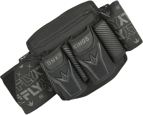 Bunkerkings Fly2 Pack Paintball Harness - 2+3 - All Black